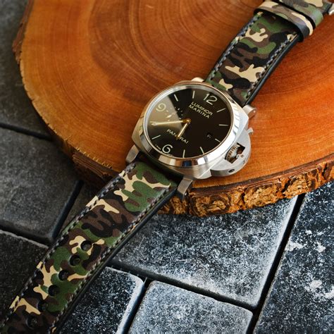 panerai camouflage strap|Panerai submarine watches.